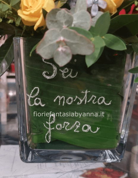 cubo di vetro sergrafato 14x14